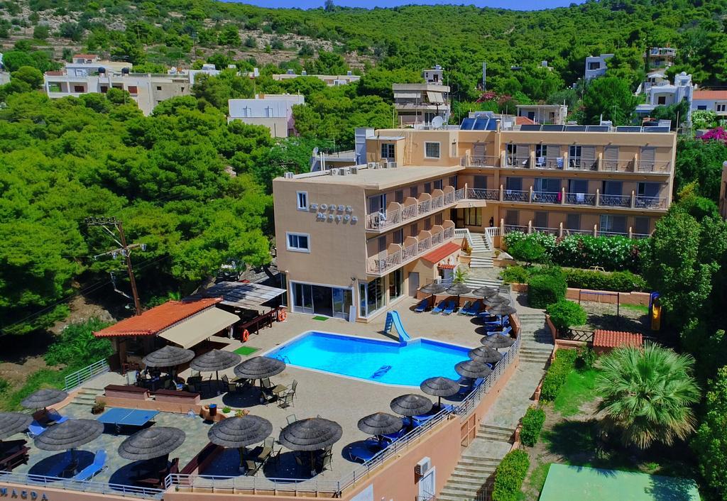 Hotel Magda Agia Marina  エクステリア 写真