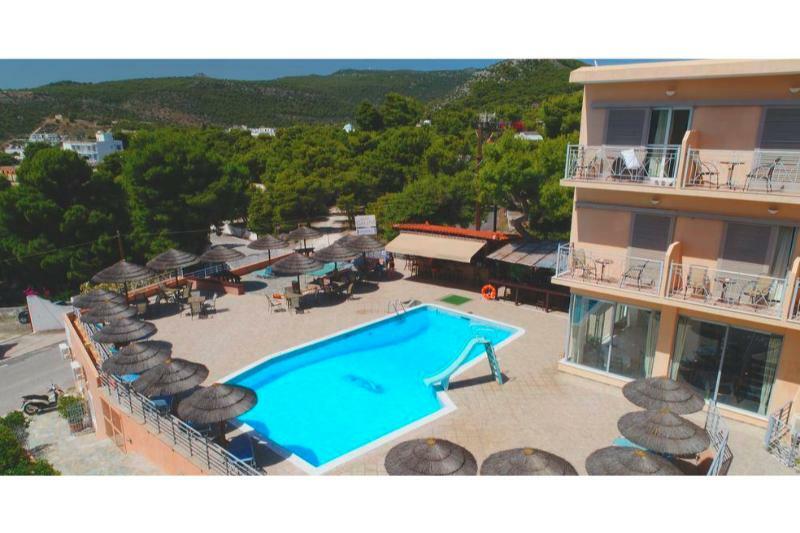 Hotel Magda Agia Marina  エクステリア 写真
